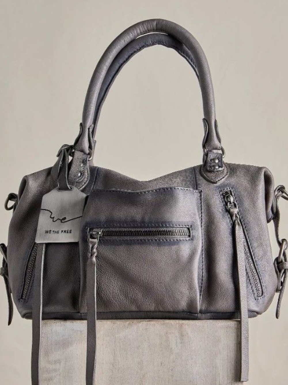 FREE PEOPLE WE THE FREE BABY EMERSON in Gravel Rock Grey NWT sz S
